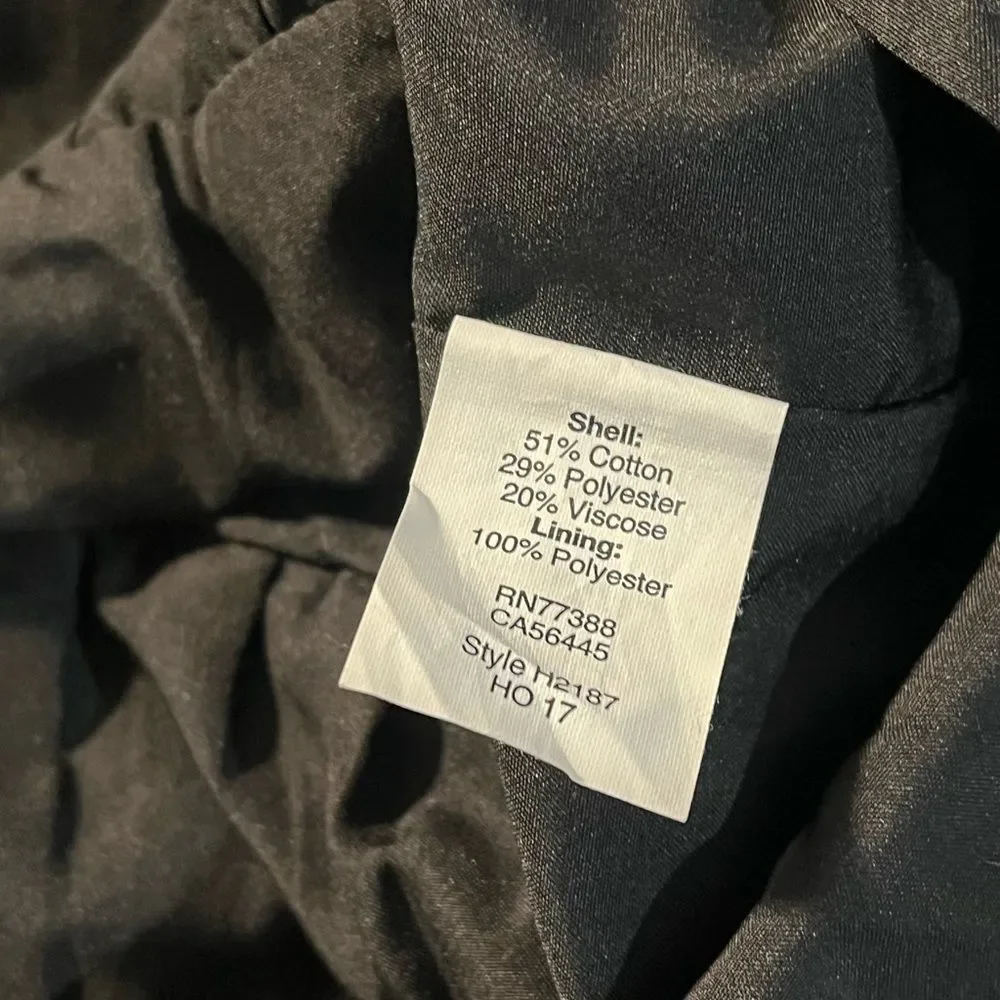 J Crew size 6 black lace sleeveless top with zip back EUC - Picture 7 of 10